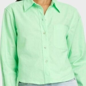 Universal Thread Mint Green Button-Down Shirt